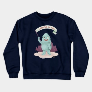 Christmas Yeti Believes In You Crewneck Sweatshirt